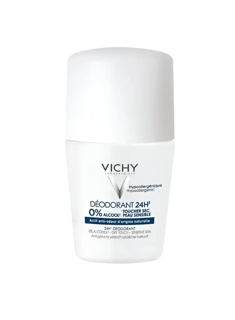 VICHY - 24HR DEO DRY TOUCH SENSITIVE SKIN 0% ALCOHOL 50G