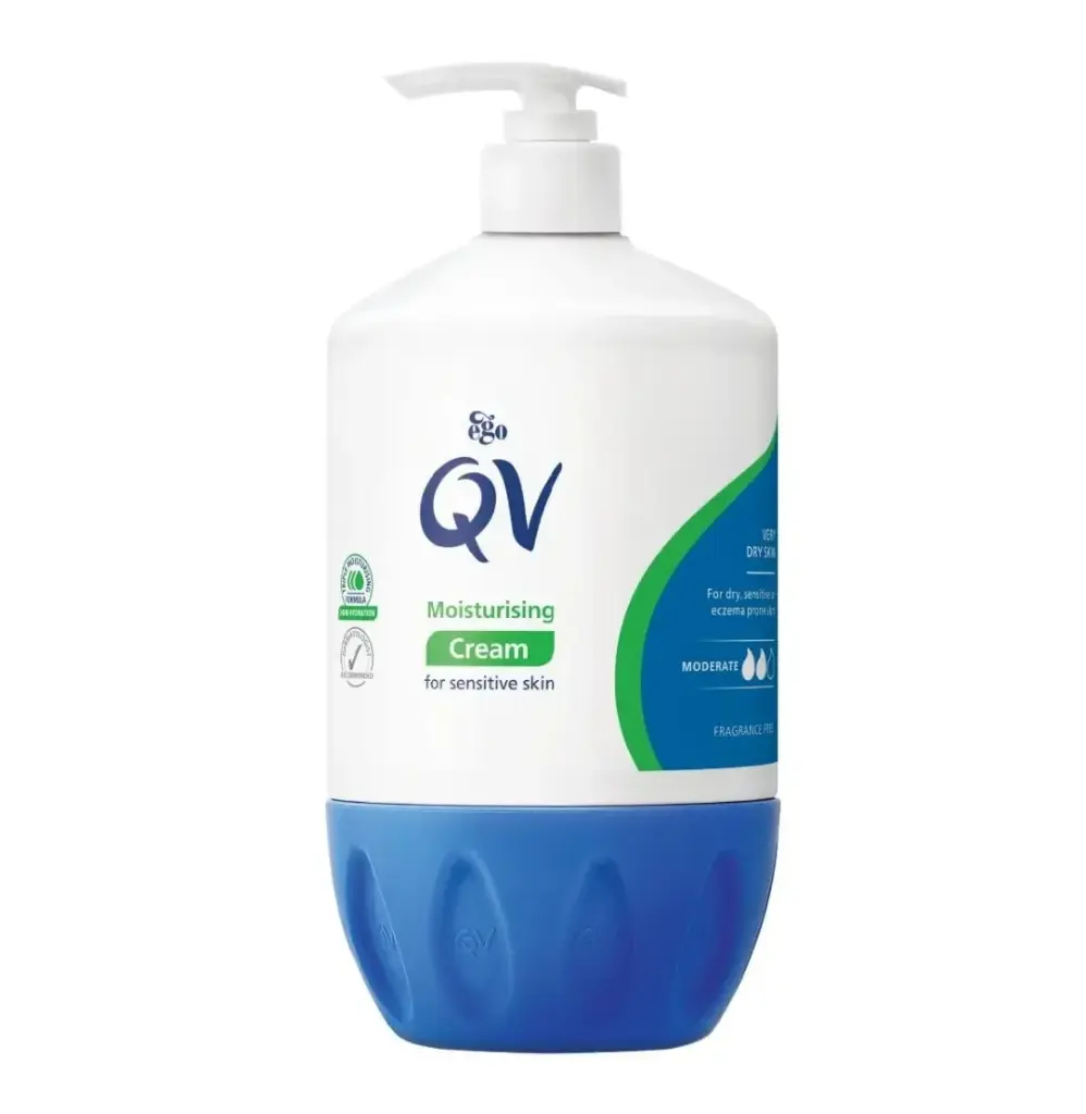كيو في - كريم مرطب للبشرة الحساسة 500 جرام