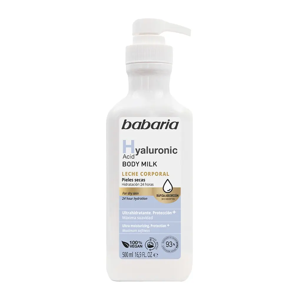 BABARIA - HYALURONIC ACID BODY MILK 500ML