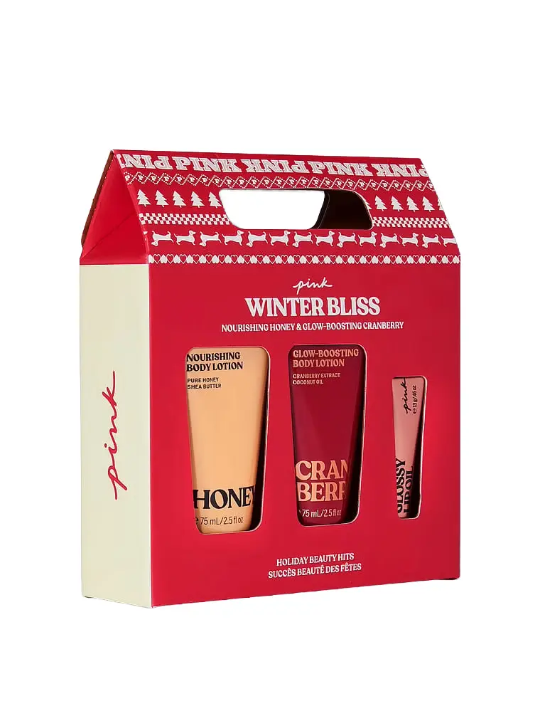VICTORIA'S SECRET - PINK WINTER BLISS GIFT SET 3PCS