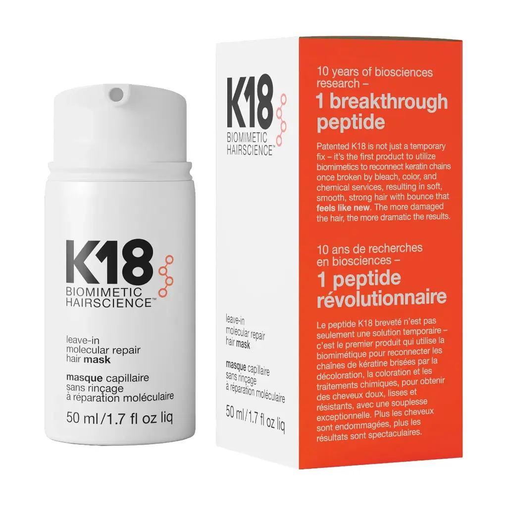 K18 - BIOMIMETIC LEAVE-IN MOLECULAR REPAIR HAIR MASK 50ML