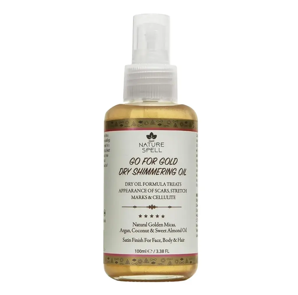 NATURE SPELL - GO FOR GOLD DRY SHIMMERING OIL 100ML