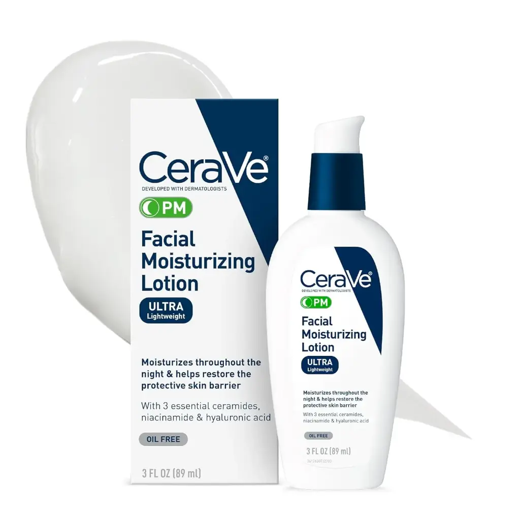 CERAVE - PM MOISTURIZING LOTION NIGHT CREAM FOR ALL SKIN TYPES 89ML