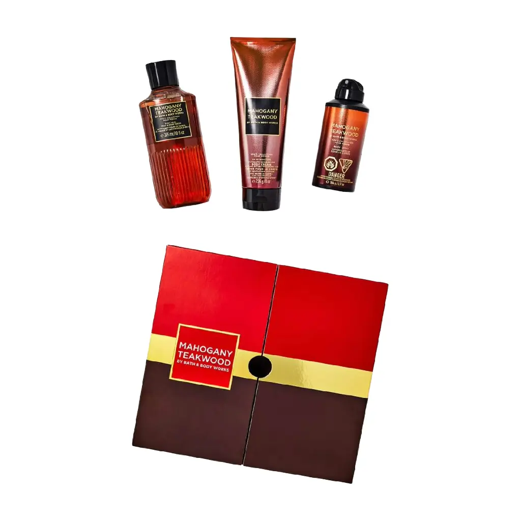 باث اند بودي واركس - طقم موهاجاني تيك وود 3 قطع