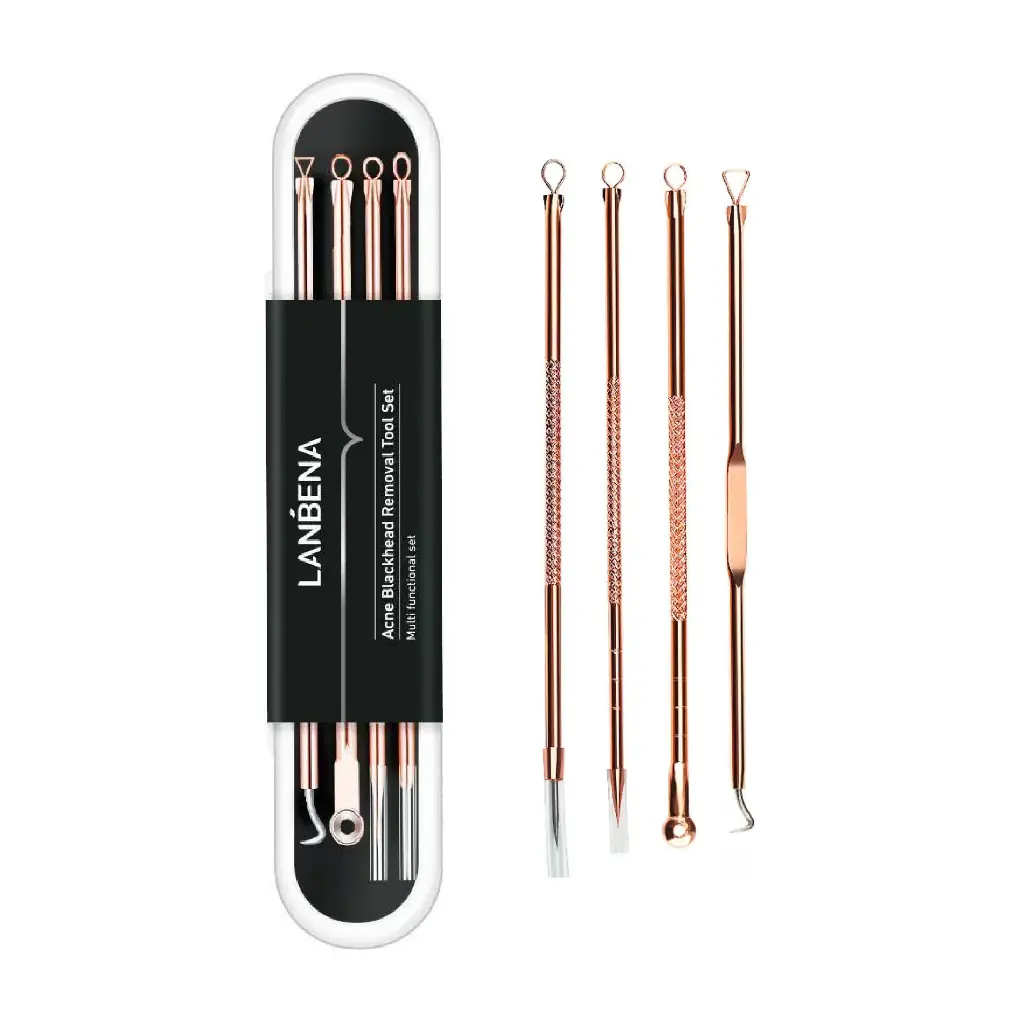 لانبينا - مجموعة أدوات إزالة حب الشباب والرؤوس السوداء