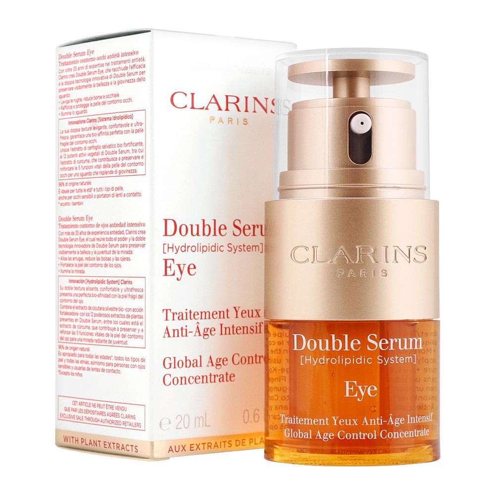 CLARINS - DOUBLE SERUM EYE CREAM GLOBAL AGE CONTROL CONCENTRATE 20ML