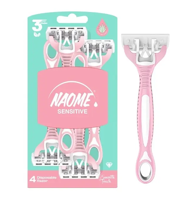 NAOME - WOMEN'S RAZORS FOR SENSITIVE SKIN 4RAZOR
