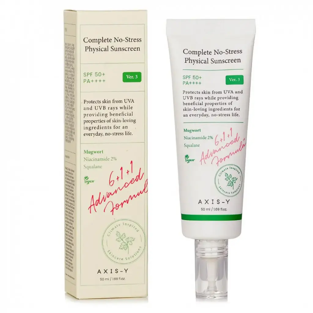 اكسيس واي - واقي شمس طبيعي لطيف على البشرة بعامل حماية من الشمس 50+ PA++++ حجم 50 مل