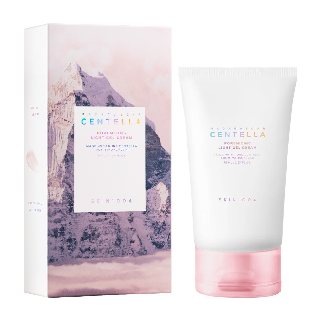 SKIN1004 - مدغشقر سنتيلا كريم جل خفيف لتنظيف المسامات بعمق وتقليصها مع ملح الهيمالايا 75 مل