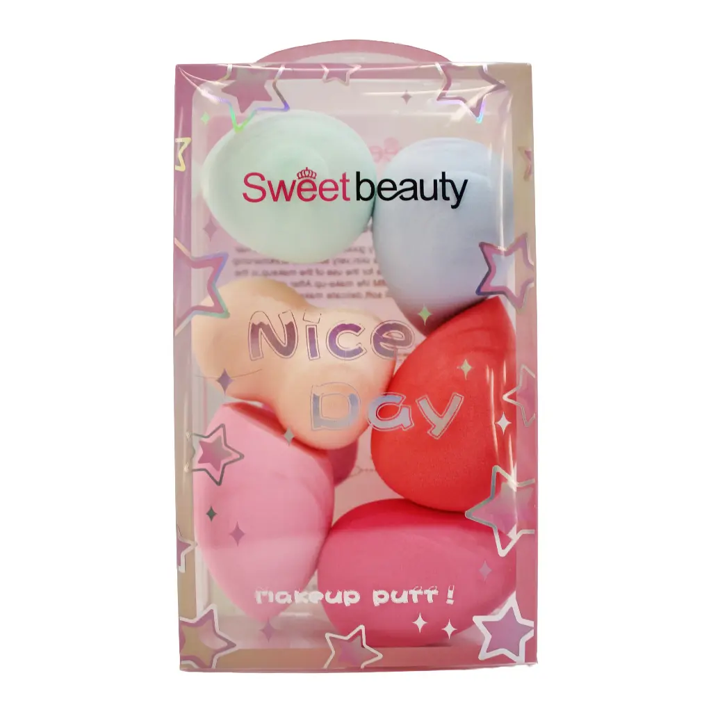 SWEETBEAUTY - NICE DAY MAKEUP PUFF 6PCS