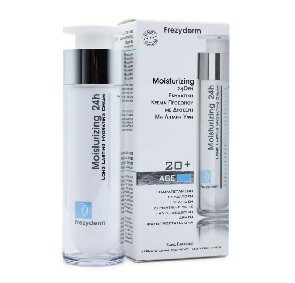 FREZYDERM - MOISTURIZING CREAM AGE 20+ 24H HYDRATING FACIAL CREAM LIGHT TEXTURE 50ML