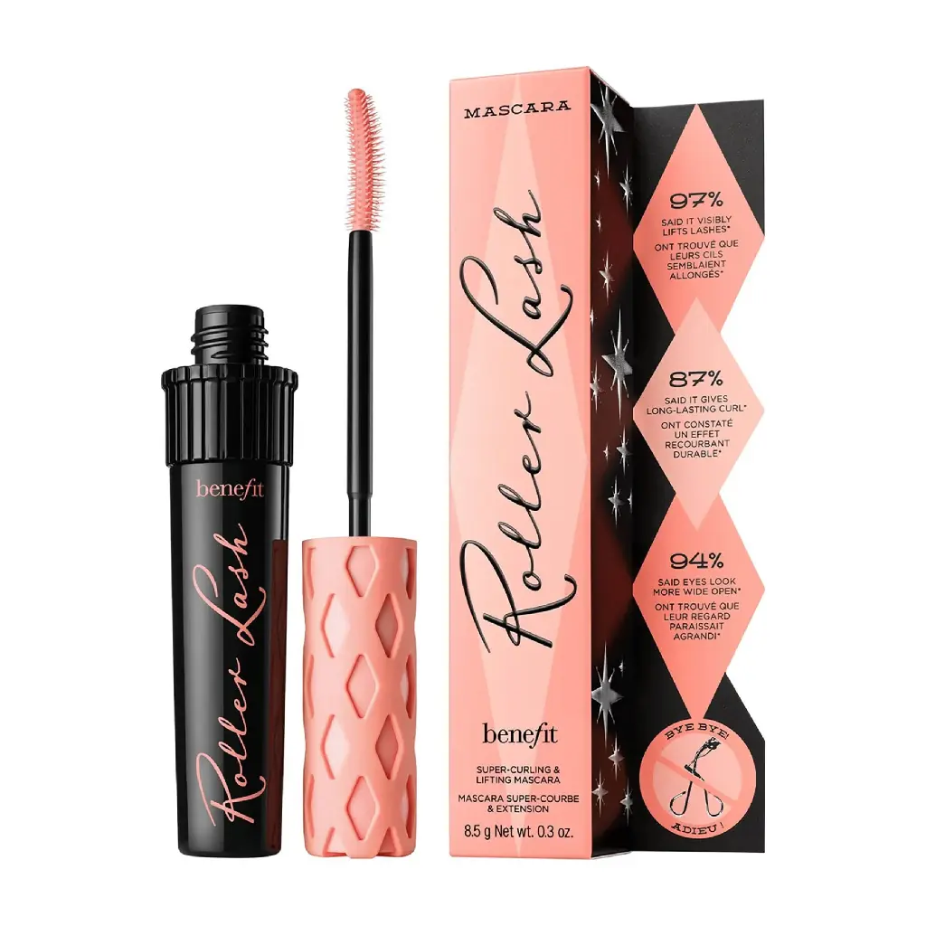 BENEFIT - ROLLER LASH CURLING AND LIFTING BLACK MASCARA WITH HOOK'N'ROLL BRUSH LIFTS AND CURLS LASHES 8.5G