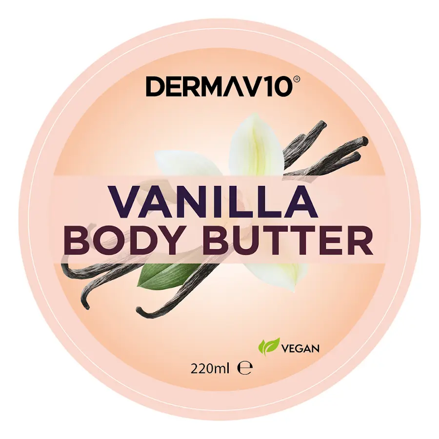 DERMAV10 - VANILLA BODY BUTTER 220ML