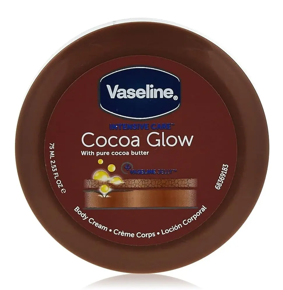VASELINE - INTENSIVE CARE COCOA GLOW WITH PURE COCOA BUTTER MOISTURISING CREAM 75ML