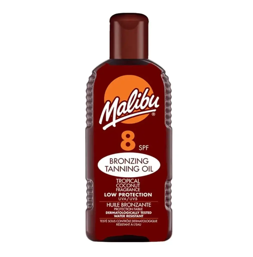 MALIBU - BRONZING TANNING OIL SPF8 200ML