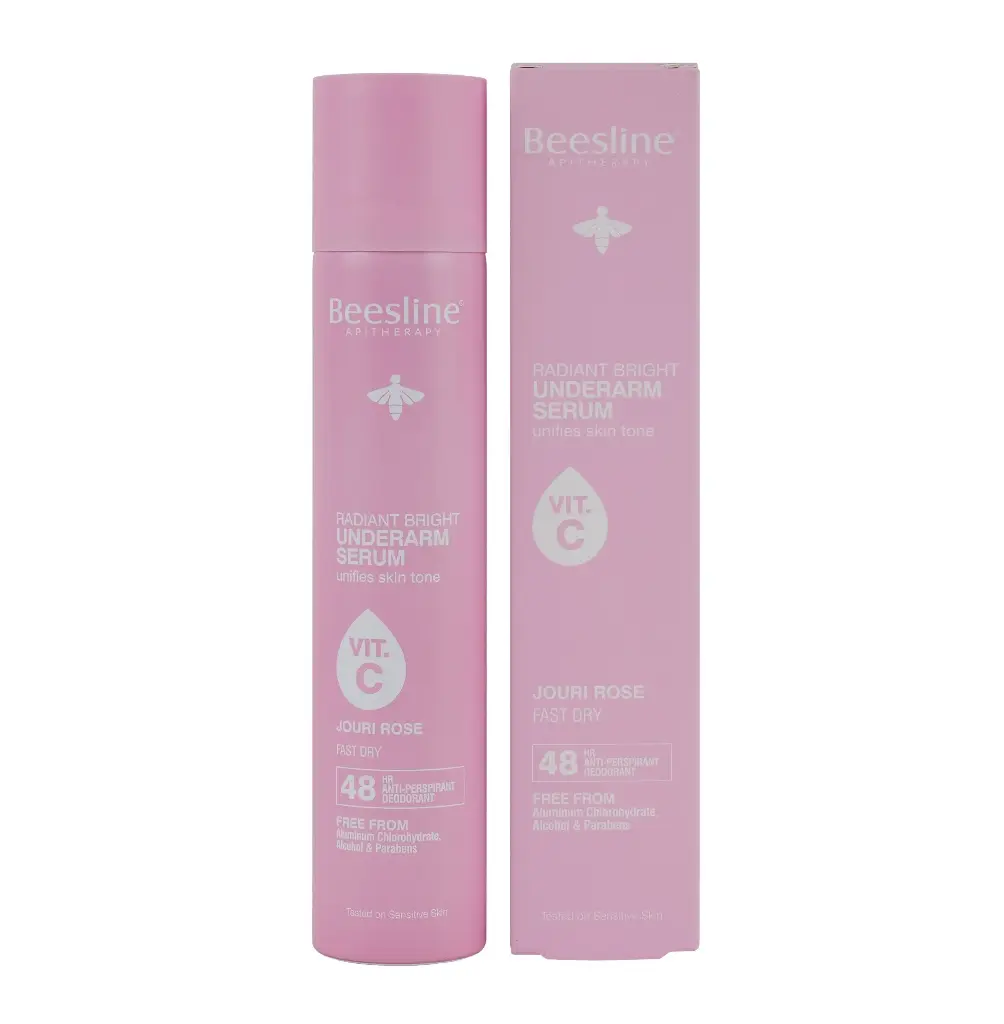 BEESLINE - RADIANT BRIGHT UNDERARM SERUM WITH VITAMIN C JOURI ROSE 150ML