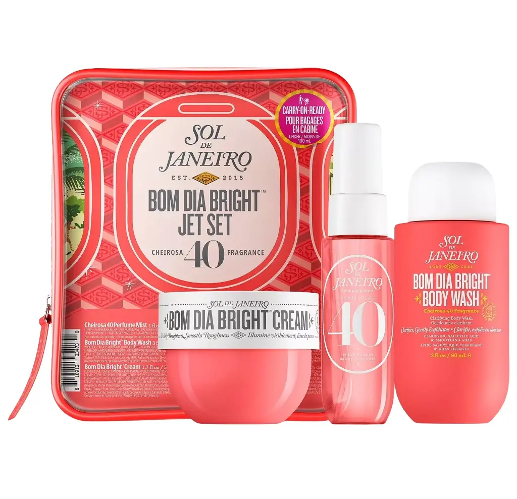 SOL DE JANEIRO - BOM DIA BRIGHT BODY CARE TRAVEL JET SET 3PCS