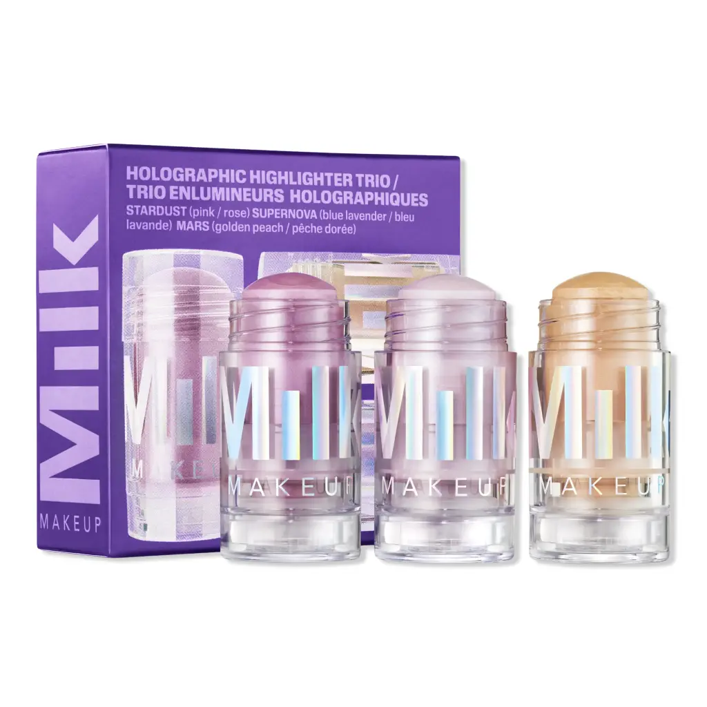 MILK MAKEUP - GALACTIC GLOW SET HOLOGRAPHIC HIGHLIGHTER TRIO