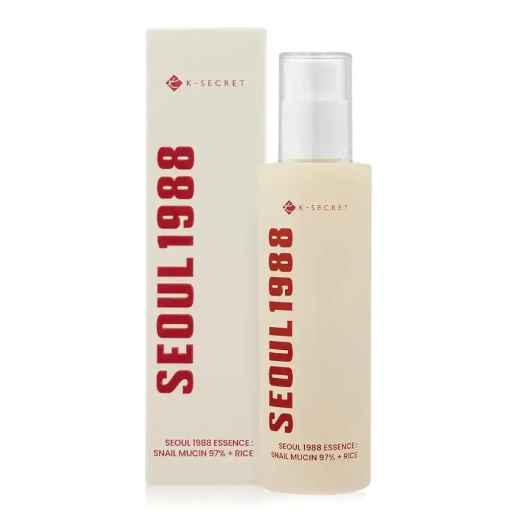 K-SECRET - SEOUL 1988 ESSENCE SNAIL MUCIN 97% + RICE 100ML