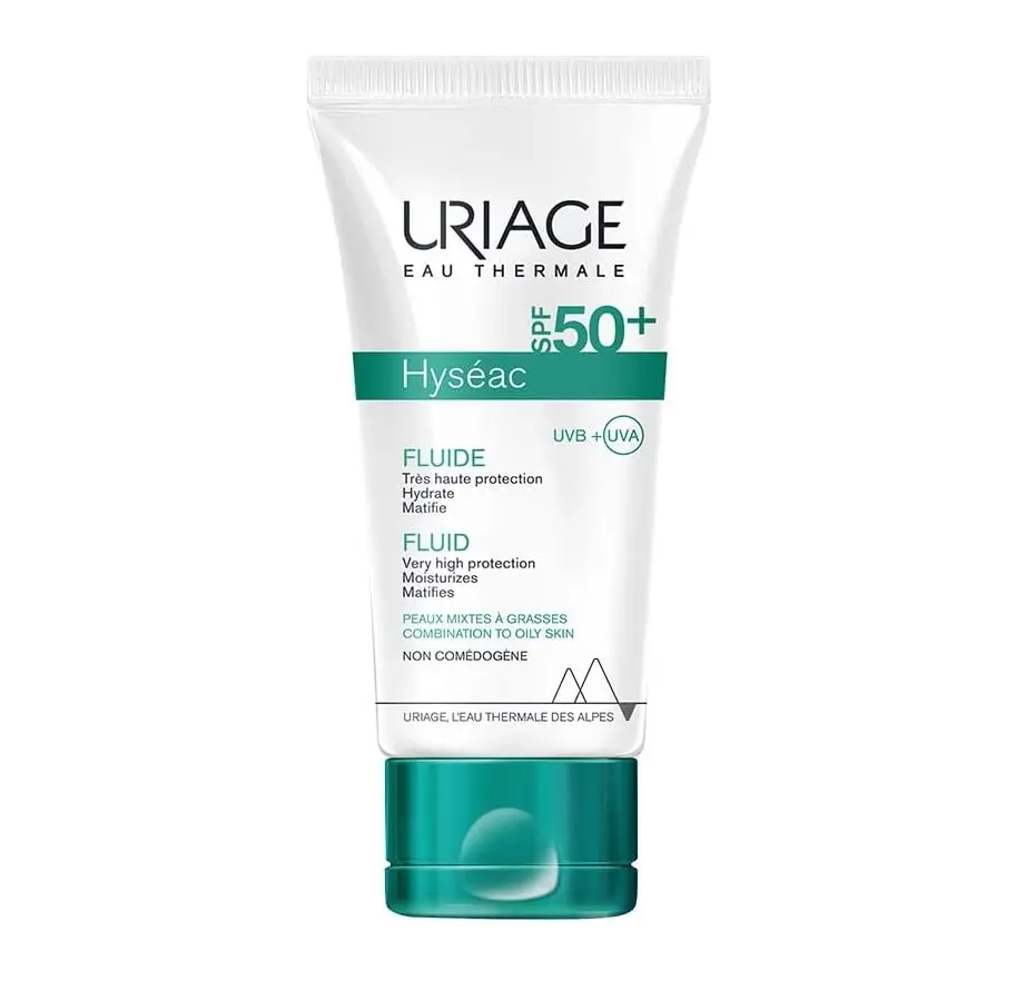 URIAGE - HYSEAC SUN CARE ACNE TREATMENT FLUID VERY HIGH PROTECTION MOISTURIZES SPF50+ 40ML