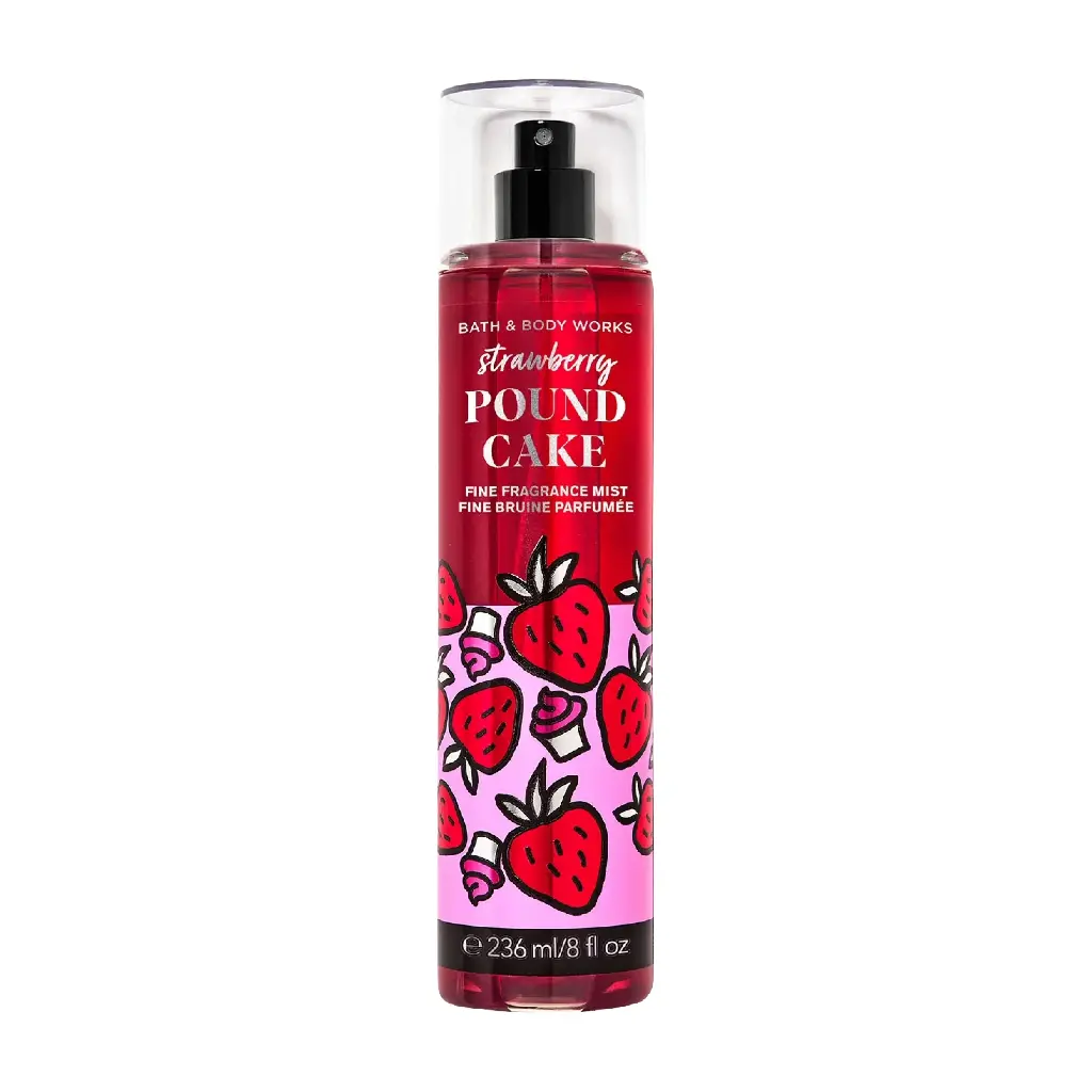 BATH & BODY WORKS - STRAWBERRY POUND CAKE FINE FRAGRANCE MIST 236ML