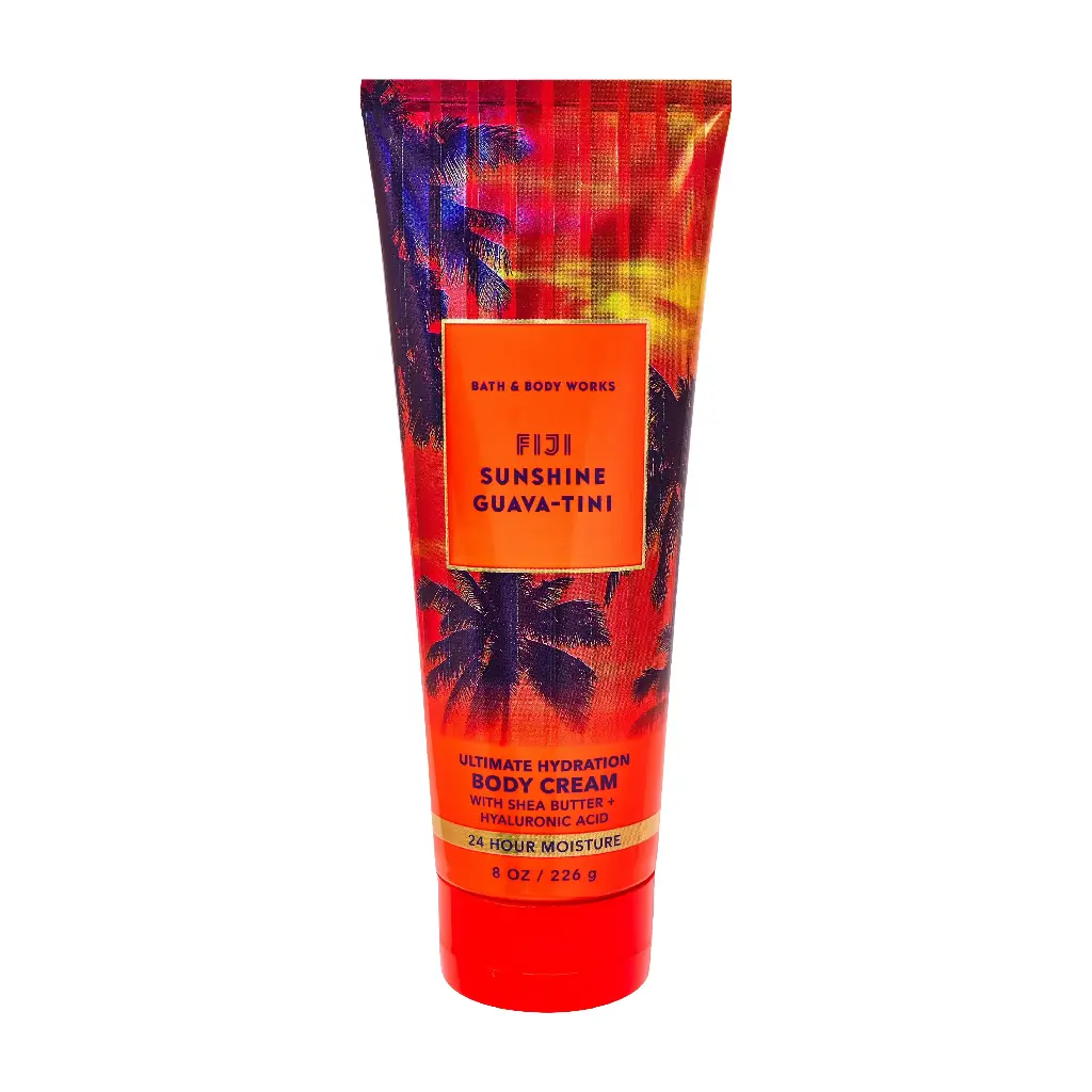 BATH & BODY WORKS - FIJI SUNSHINE GUAVA-TINI 24H MOISTURE ULTIMATE HYDRATION BODY CEARM 226G