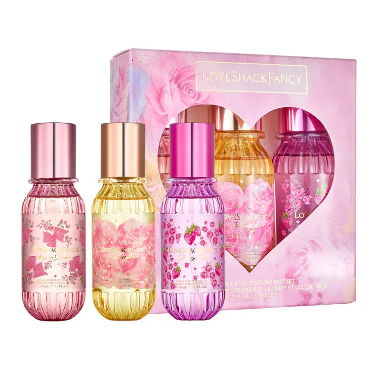LOVE SHACK FANCY - MINI HAIR & BODY PERFUME MIST SET 3*90ML
