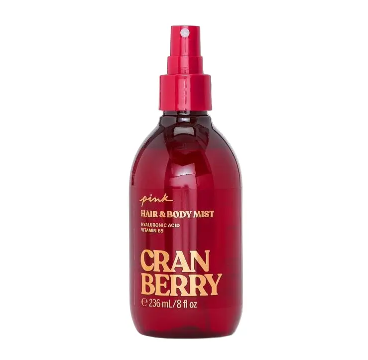 VICTORIAS SECRET - PINK - CRAN BERRY HAIR & BODY MIST 236ML
