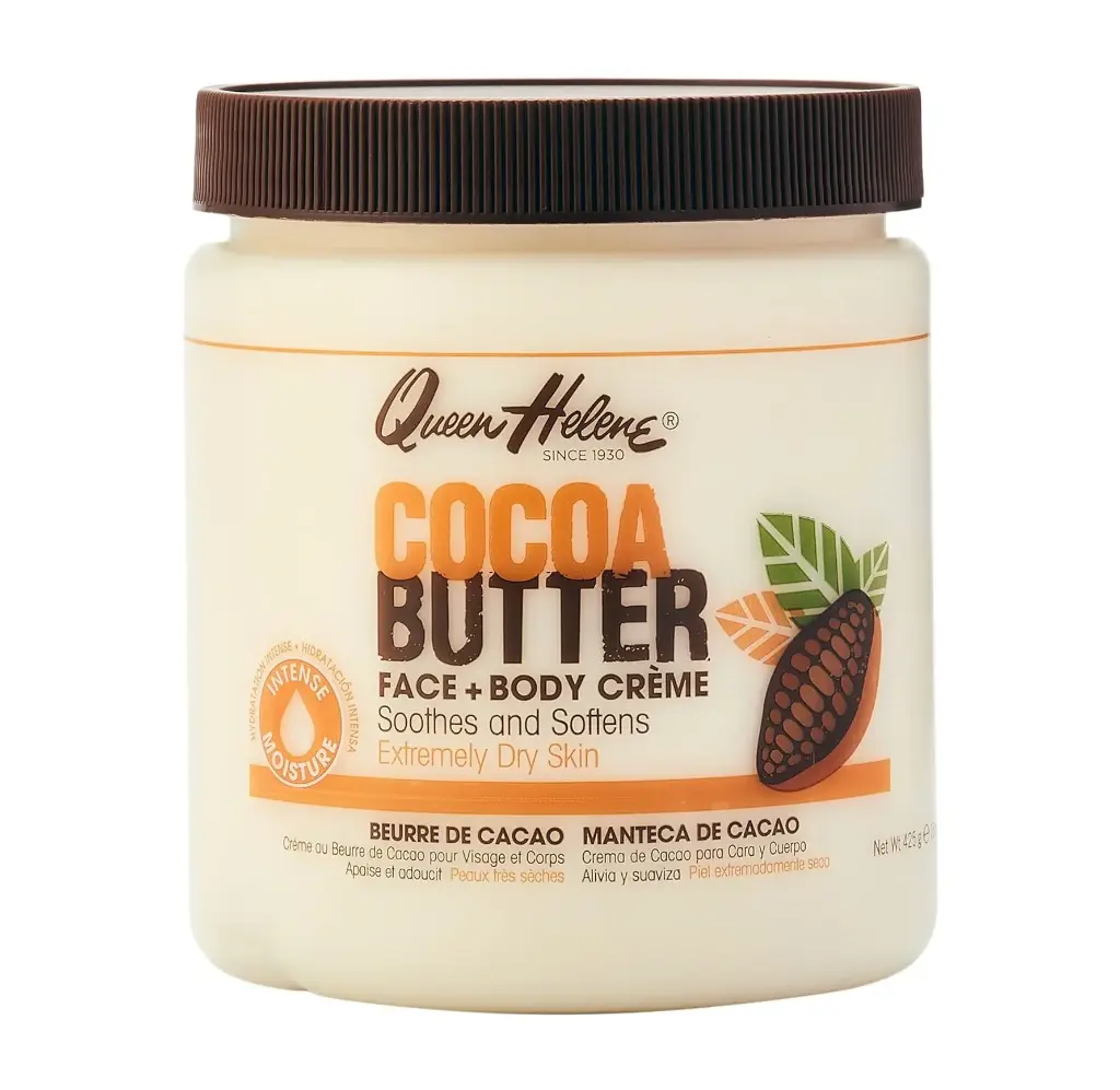 QUEEN HELENE - COCOA BUTTER FACE + BODY CREME SOOTHES AND SOFTENS 425G