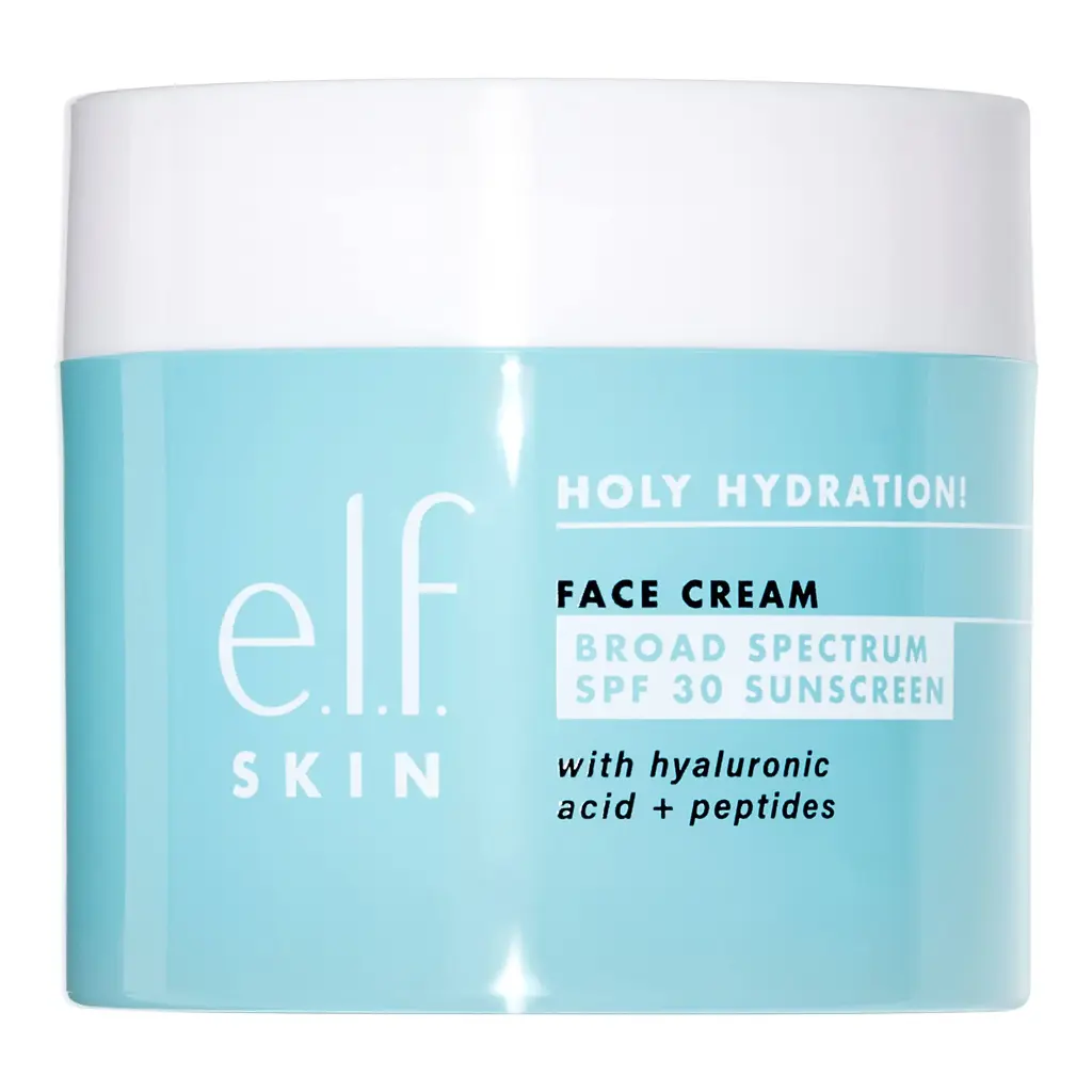 ELF - HOLY HYDRATION! BROAD SPECTRUM SUNSCREEN FACE CREAM SPF30 50G