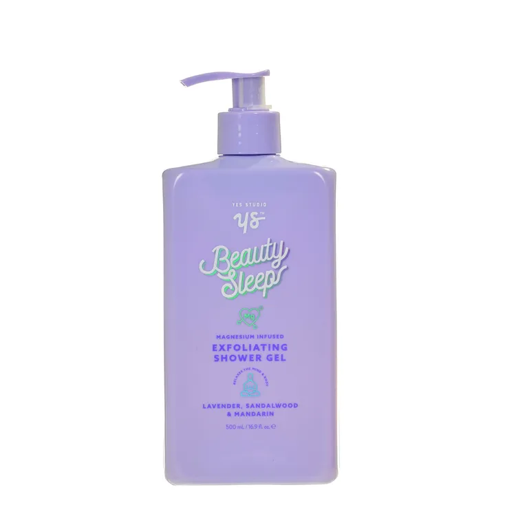 YES STUDIO - LAVENDER, SANDALWOOD & MANDARIN EXFOLIATING SHOWER GEL 500ML