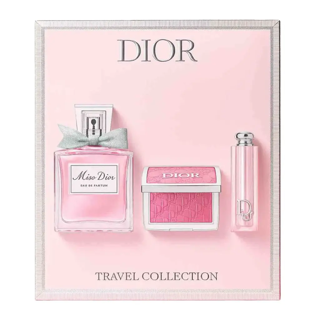 DIOR - SET MISS DIOR BLOOMING BOUQUET EDT 30ML + ROSY GLOW BLUSH POUDRE 4.4G + DIOR ADDICT LIP GLOW 3.2G