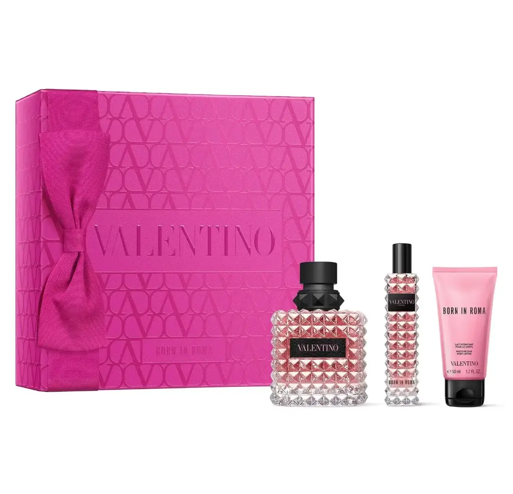VALENTINO - GIFT SET BORN IN ROMA EDP 100ML + 15ML + LOTION 50ML