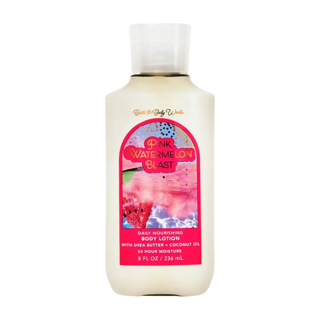 BATH & BODY WORKS - PINK WATERMELON BLAST 24-HOUR MOISTURE BODY LOTION 236ML