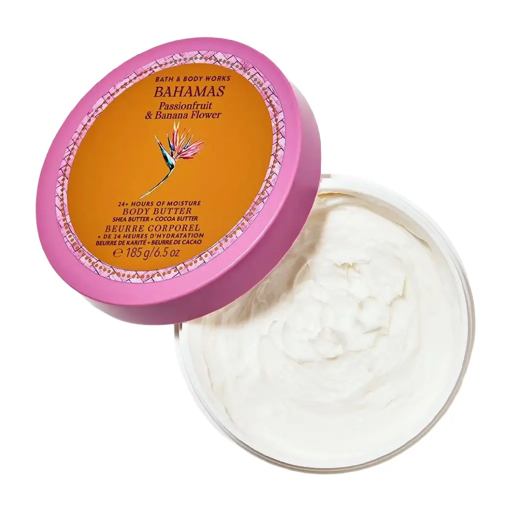 BATH & BODY WORKS - BAHAMAS PASSIONFRUIT & BANANA FLOWER BODY BUTTER 185G