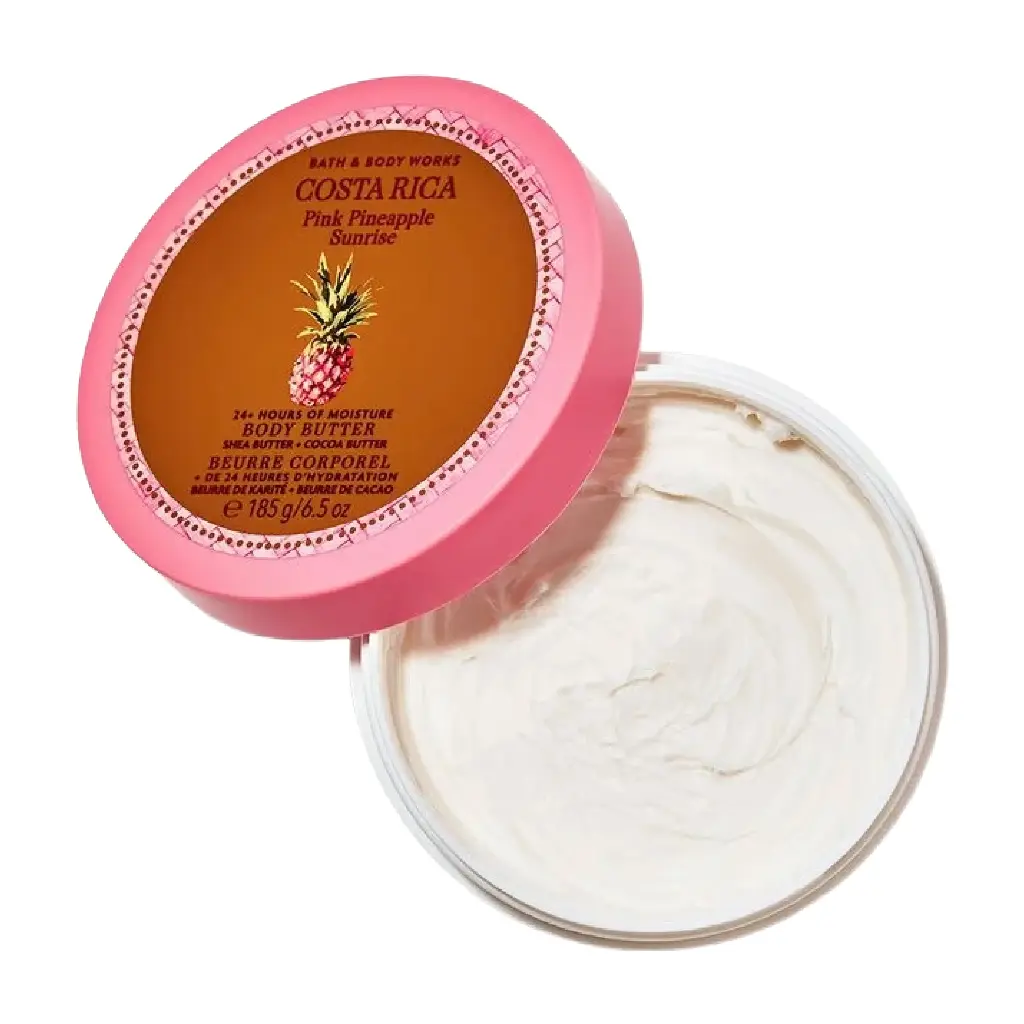 BATH & BODY WORKS - COSTA RICA PINK PINEAPPLE SUNRISE BODY BUTTER 185G