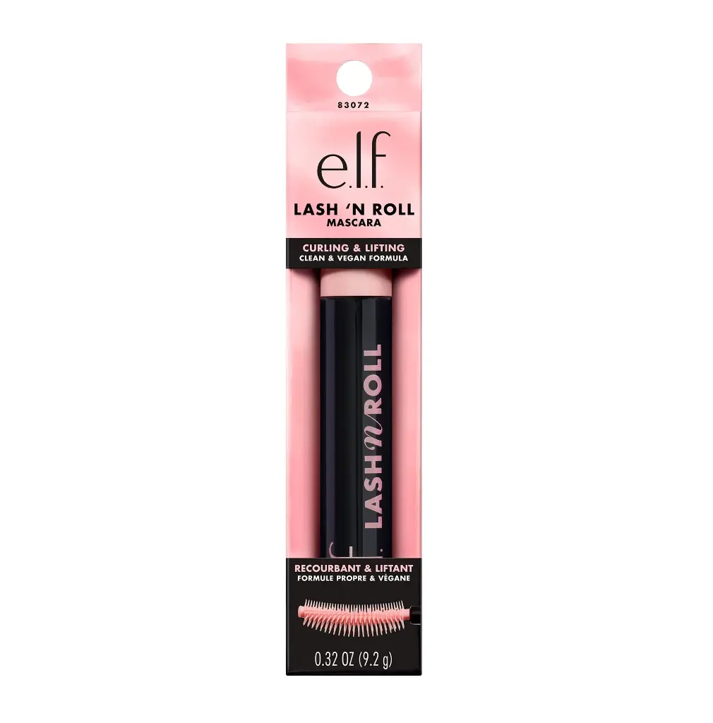 ELF - LASH 'N ROLL CURLING & LIFTING MASCARA - PITCH BLACK - 9.2G