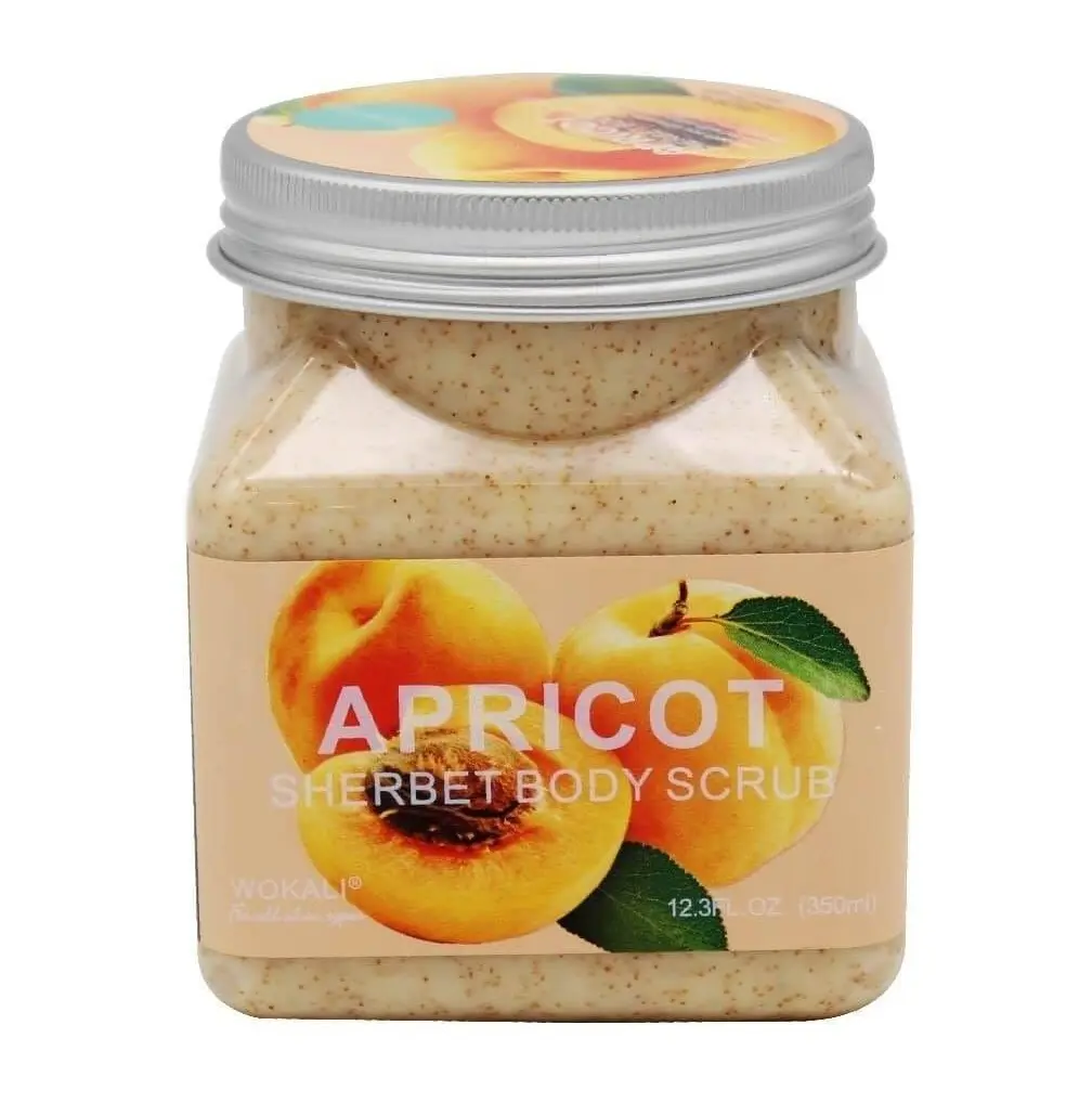 FRUIT OF THE WOKALI - APRICOT SHERBET WHITENING BODY SCRUB 350ML