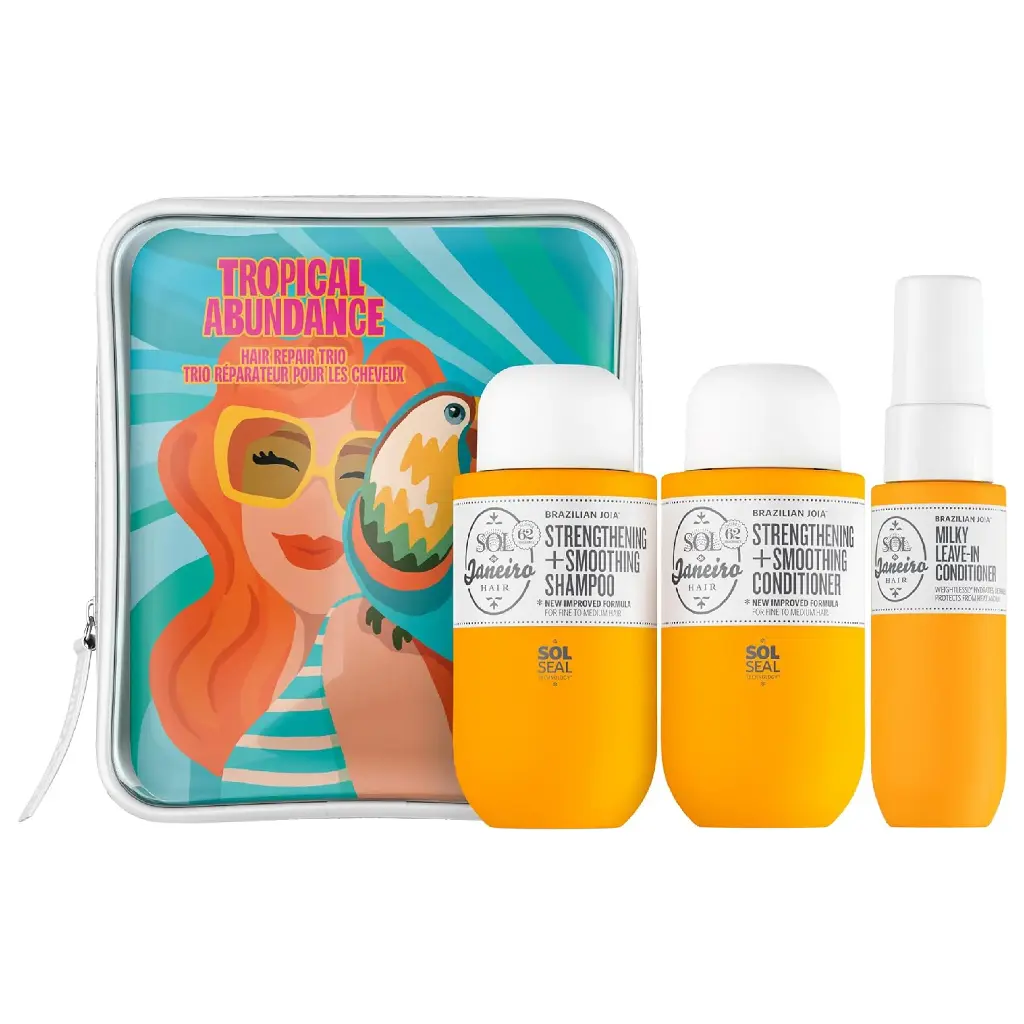 SOL DE JANEIRO - TROPICAL ABUNDANCE HAIR REPAIR TRIO TRAVEL SET