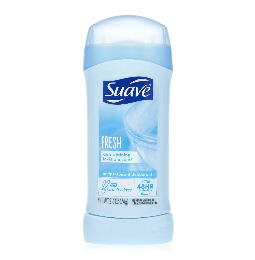 SUAVE - FRESH 24HR PROTECTION ANTI-PERSPIRANT DEODORANT INVISIBLE SOLID 74G