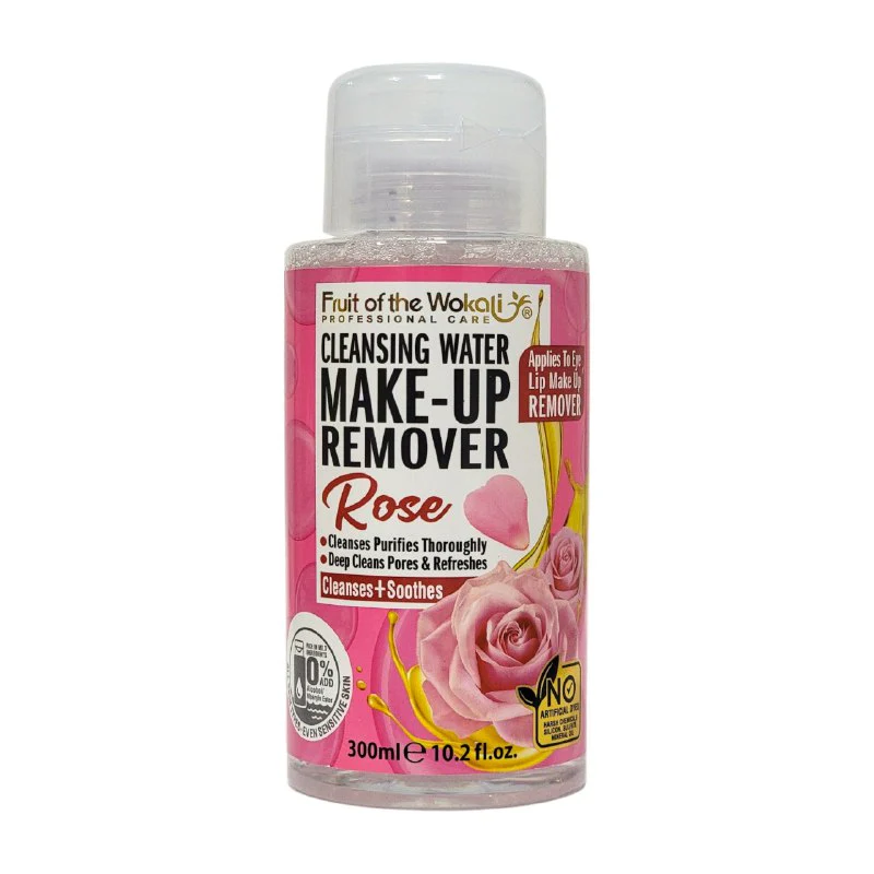 FRUIT OF THE WOKALI - CLEANSING WATER MAKEUP REMOVER ROSE 300ML