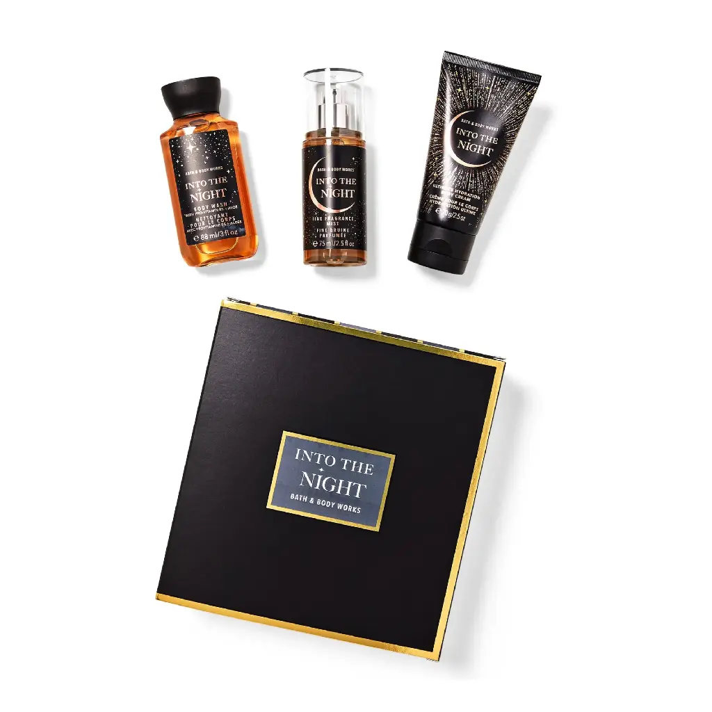 BATH & BODY WORKS - INTO THE NIGHT MINI GIFT BOX SET 3PCS