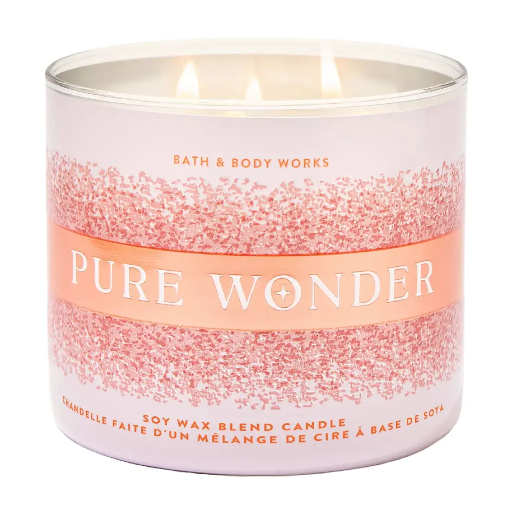 BATH & BODY WORKS - PURE WONDER SCENTED CANDLE 411G