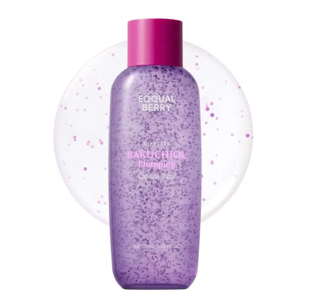 EQQUALBERRY - DEEP CERA BAKUCHIOL PLUMPING CAPSULE TONER 150ML