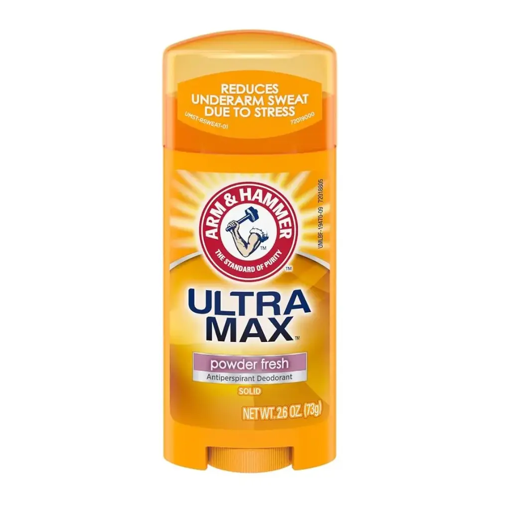 ARM & HAMMER - ULTRA MAX ANTIPERSPIRANT DEODORANT, POWDER FRESH, SOLID 73G