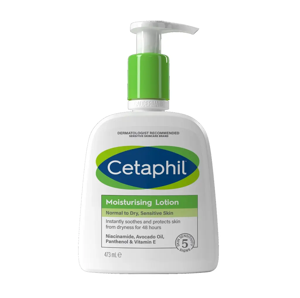CETAPHIL - MOISTURIZING LOTION DRY TO NORMAL, SENSITIVE SKIN 473ML
