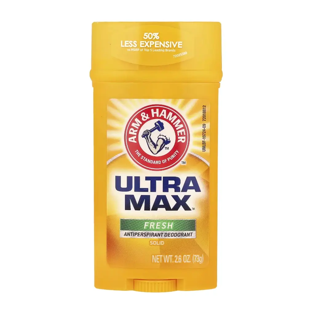 ARM & HAMMER - ULTRA MAX DEODORANT- FRESH- SOLID WIDE STICK 73G