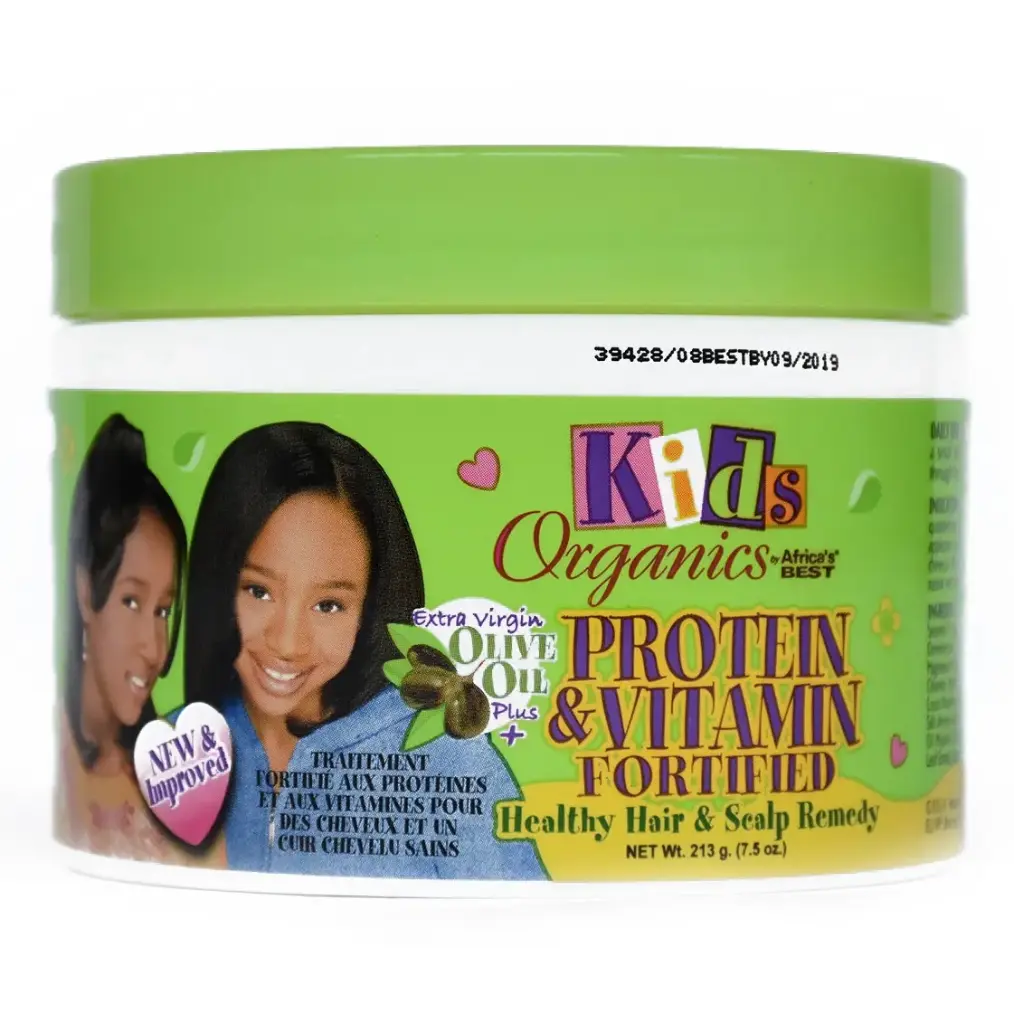 افريكا بيست هير - كريم علاج للشعر وفروة الرأس للأطفال بالبروتين والفيتامينات 213 جرام