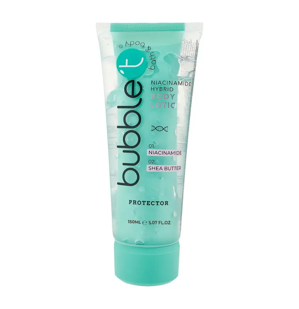 BUBBLE T - NIACINAMIDE AND SHEA BUTTER HYBRID BODY LOTION 150ML