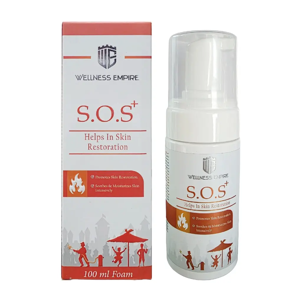 WELLNESS EMPIRE - SOS+ CARE FOAM HELPS IN SKIN RESTORATION 100ML